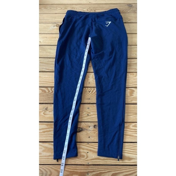 NWT Gymshark Fit Tapered Bottom Sweatpants Size Small Women's Navy - Picture 8 of 9